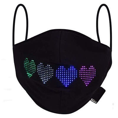 Tampilan Elektronik Digital Masker Wajah LED yang Dapat Diprogram Untuk Pesta Natal