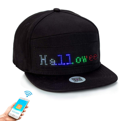 Topi Layar Animasi Topi Pesan LED Bluetooth Untuk Festival Pesta
