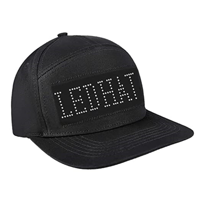 Bluetooth LED Message Cap Programmable White Light Adjustbale