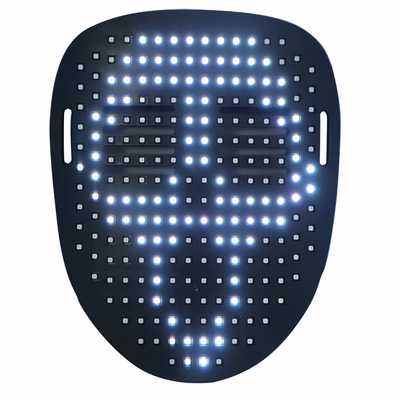 Masker Wajah LED Cerdas Isi Ulang USB Dengan 25 Wajah Bersinar Dan 25 Animasi