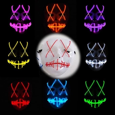 Masker Wajah LED Menyala