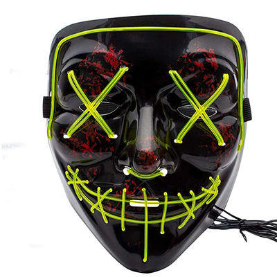 Masquerade Light Up Halloween Purge Mask Bercahaya Dengan 10 Perbedaan Warna