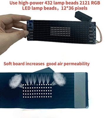 Bluetooth LED Topi yang Dapat Diprogram, Kontrol Aplikasi yang Disesuaikan, Smart Cap