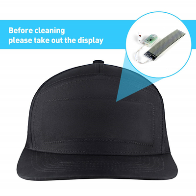 Kontrol Aplikasi Program Topi LED Bluetooth Dapat Dilepas Dapat Disesuaikan