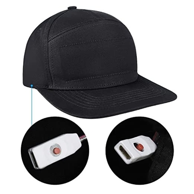 Bluetooth LED Message Cap Programmable White Light Adjustbale