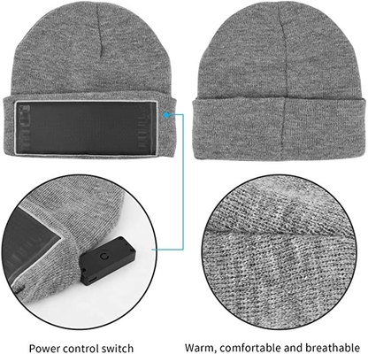 Layar Tampilan yang Dapat Diprogram Bluetooth Light Up Cap APLIKASI DIY