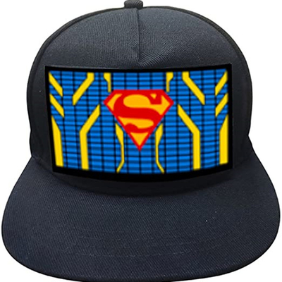 Topi Bisbol LED yang Diaktifkan Suara Menyala Berkedip Dengan Musik