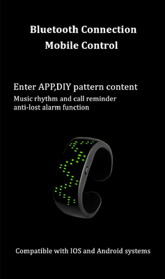 Smartphone Remote Control Led Gelang APLIKASI Pengeditan Gambar Pesan