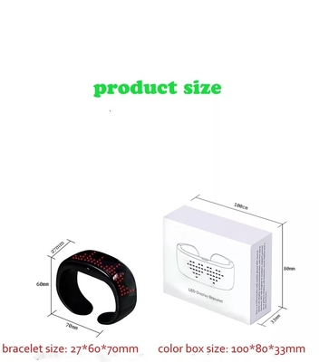 Tampilkan Pesan Remote Control LED Gelang Bluetooth Dapat Diedit
