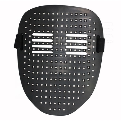Topeng Pesta LED Halloween Dengan Gesture Sensing LED Lighted Face Transforming Mask