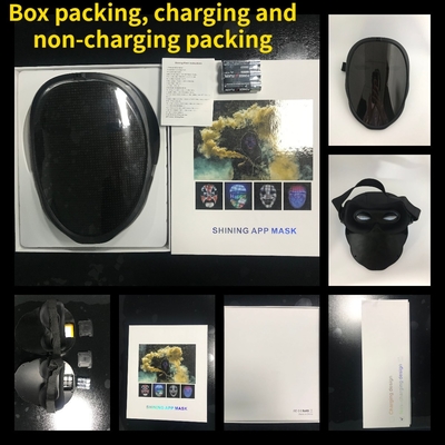 Halloween Party Smart LED Face Mask APP Controlled Bluetooth Face Changing